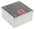 Adaptable Enclosure Box 50x100x100mm Stainless Steel Silver IP66 / IP69K